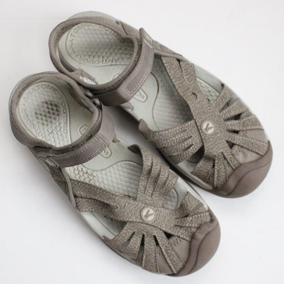 Keen Women's Brindle/Shitake Tan Rose Toe Bumper Adventure Sandals Size 7 - Picture 5 of 12